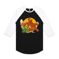 Chicken Baseball Tee Thumbnail