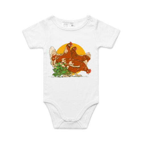 Chicken Baby Romper Thumbnail