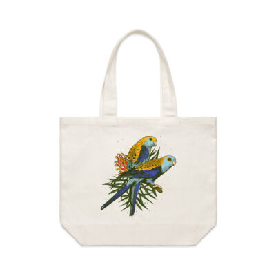 Pale-headed Rosellas - AS Colour Shoulder Tote Bag Thumbnail