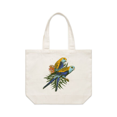 Pale-headed Rosellas - AS Colour Shoulder Tote Bag Thumbnail